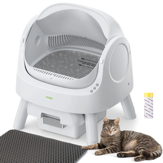 60% OFF Krovia Smart Litter Box + Free Mat & Bags! 🐾✨